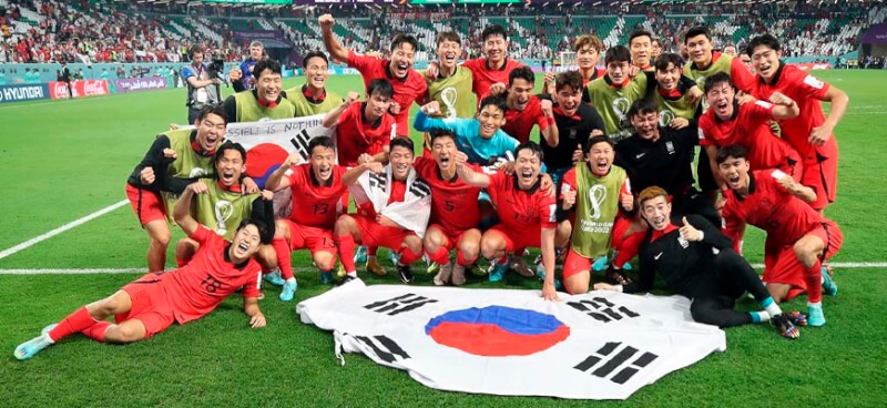 Сборная Южной Кореи на чемпионате мира 2022 года