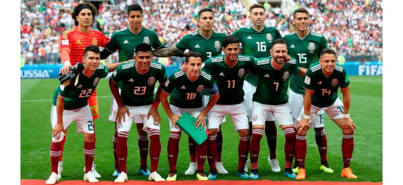 Сборная Мексики на чемпионате мира 2018 года