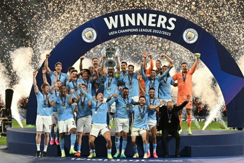 Победитель Лиги чемпионов-2023 «Манчестер Сити» 