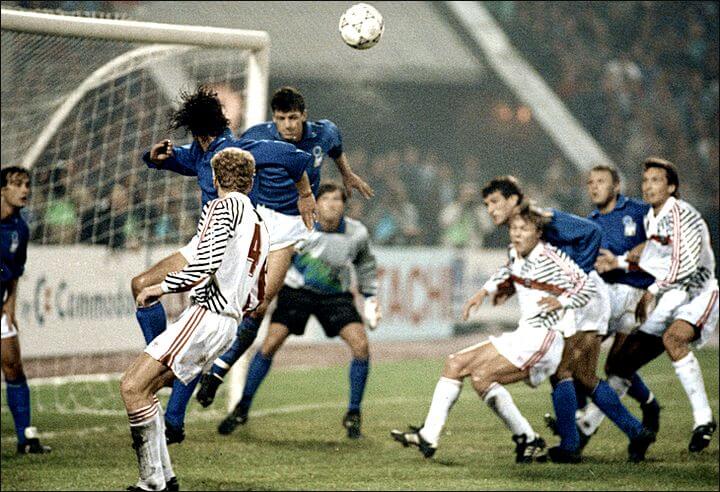Евро-1992: отборочный матч СССР - Италия