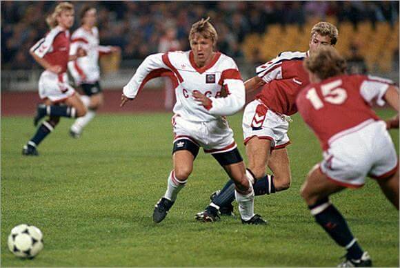Евро-1992: отборочный матч СССР - Норвегия