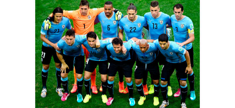 Сборная Уругвая на чемпионате мира 2014 года